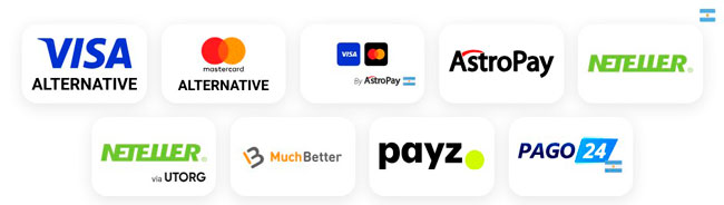 Payment and withdrawal options
